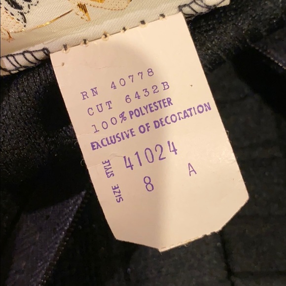 MR FINE OF DALLAS Black Vintage Zip Front Top - Picture 5 of 5